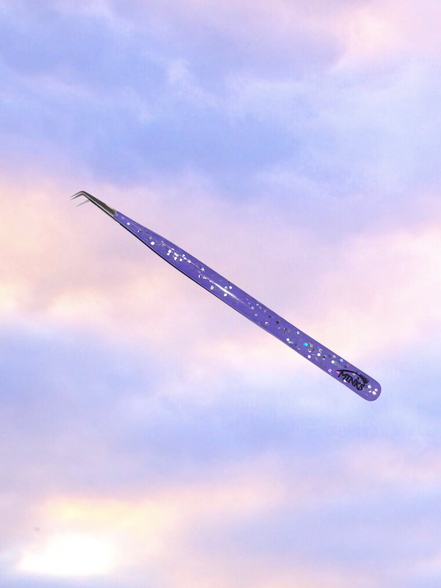 Tweezer - Slim 65* (Purple) Jelly Grip