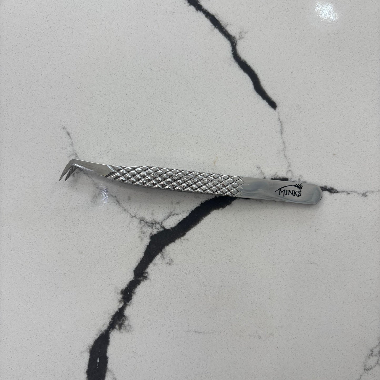 Tweezer - Boot (Silver) + diamond tip