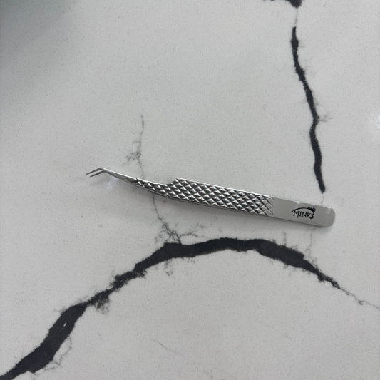 Tweezer- 45* (Silver) + Diamond tip