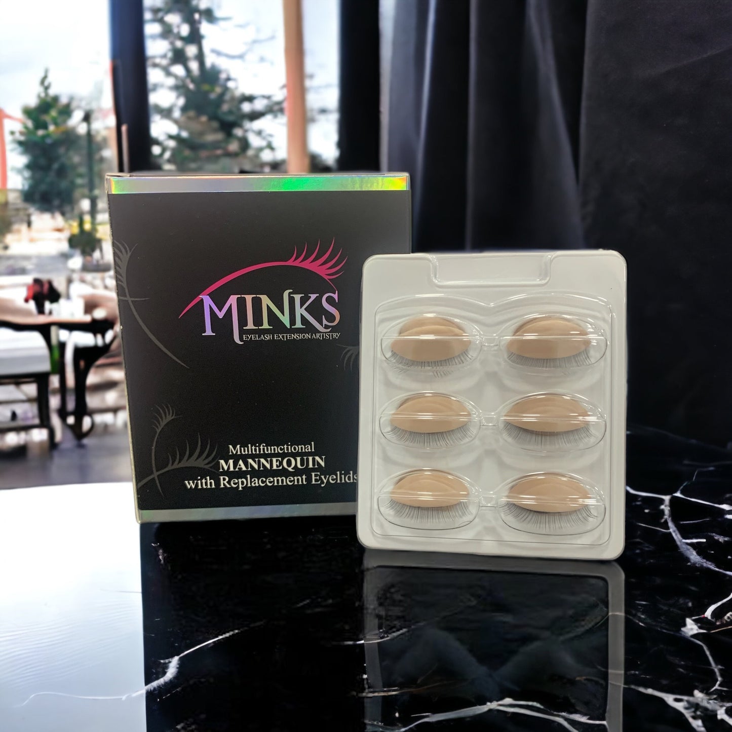 Replacement Eyelids for Mannequin Head